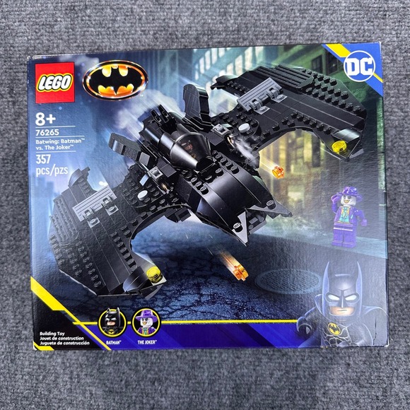 LEGO Batwing: Batman vs. The Joker 76265 357 Pcs DC Comics Super Heroes Retired - Picture 1 of 6